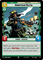 Homestead Militia (Foil) - JTL-611 - Jump to Lightspeed