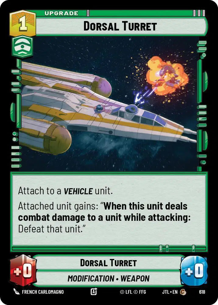 Dorsal Turret (Foil) - JTL-618 - Jump to Lightspeed