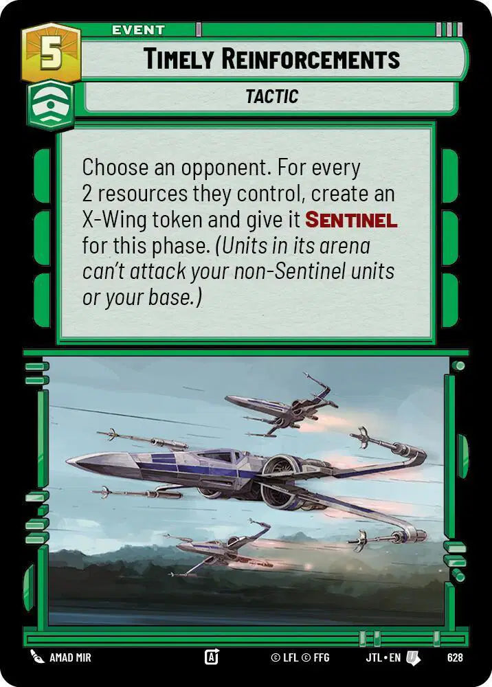 Timely Reinforcements (Foil) - JTL-628 - Jump to Lightspeed