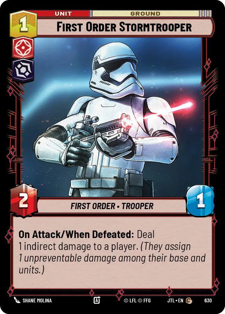 First Order Stormtrooper (Foil) - JTL-630 - Jump to Lightspeed