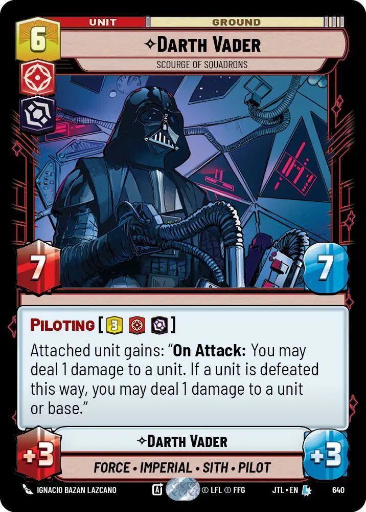 Darth Vader - Scourge of Squadrons (Foil) - JTL-640 - Jump to Lightspeed