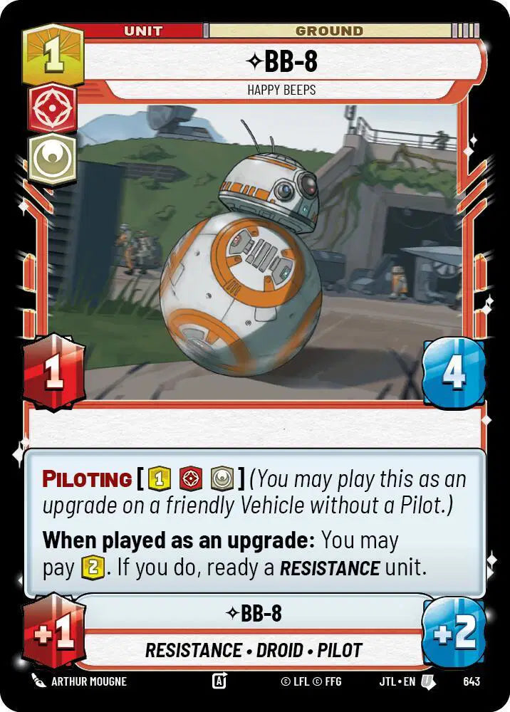 BB-8 - Happy Beeps (Foil) - JTL-643 - Jump to Lightspeed