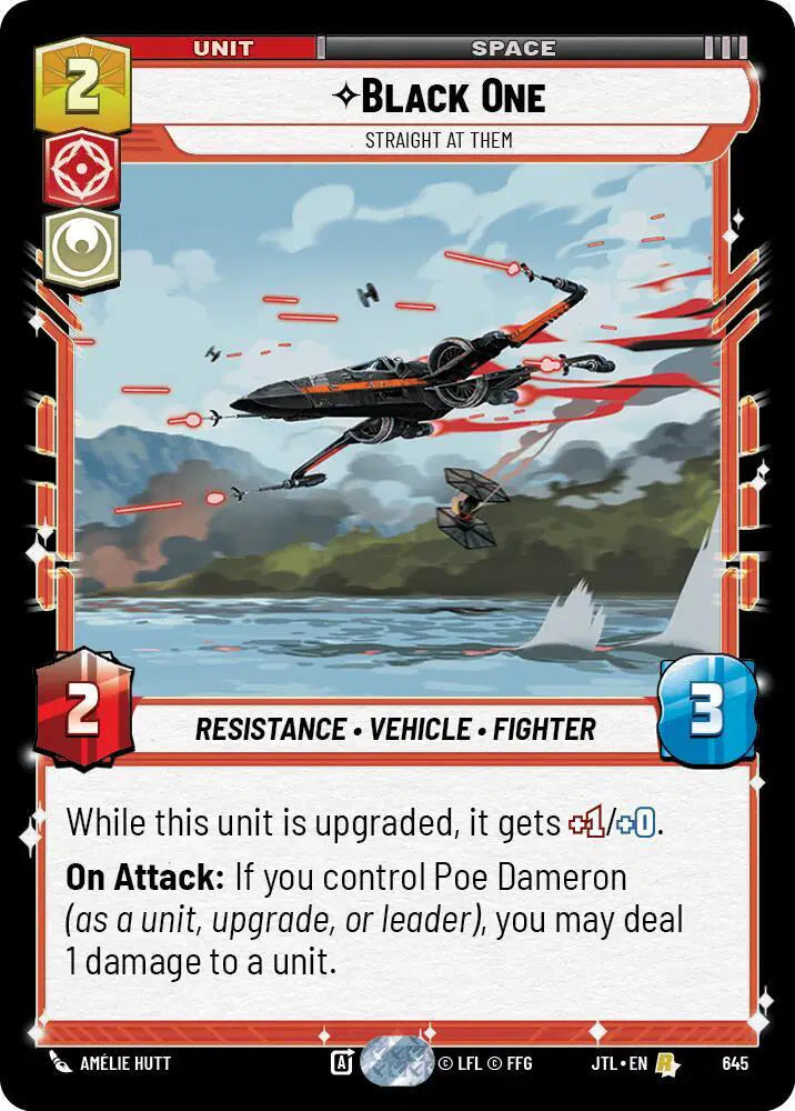 Black One - Straight At Them (Foil) - JTL-645 - Jump to Lightspeed