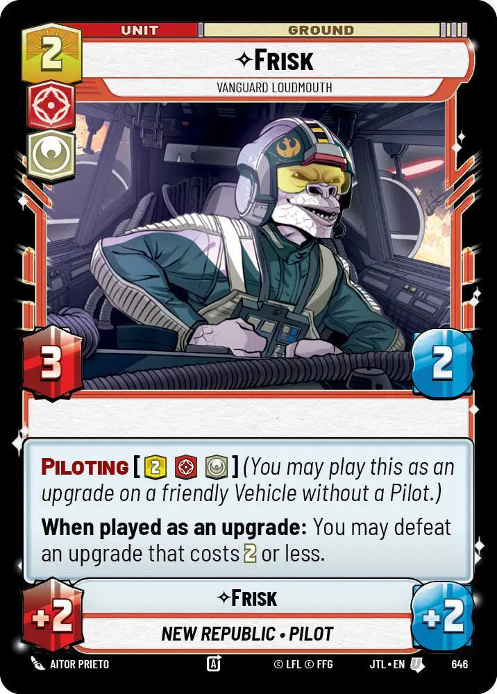 Frisk - Vanguard Loudmouth (Foil) - JTL-646 - Jump to Lightspeed