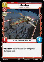 Red Five - Running the Trench (Foil) - JTL-649 - Jump to Lightspeed