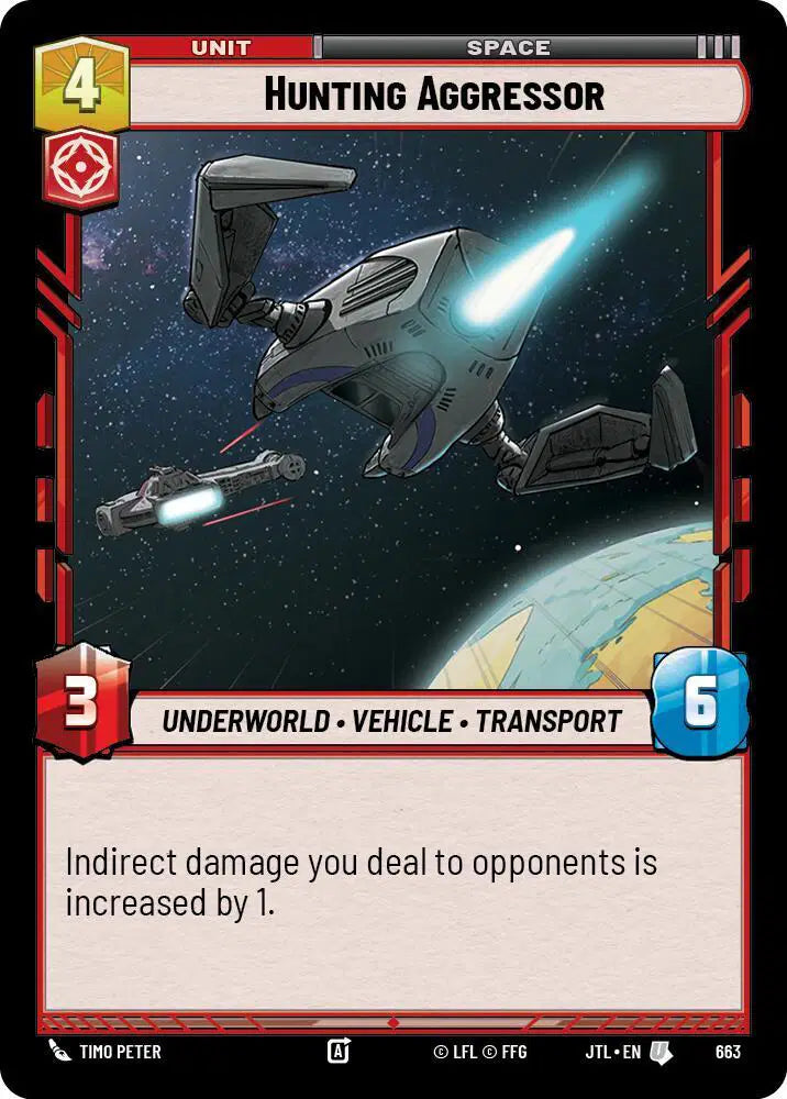 Hunting Aggressor (Foil) - JTL-663 - Jump to Lightspeed