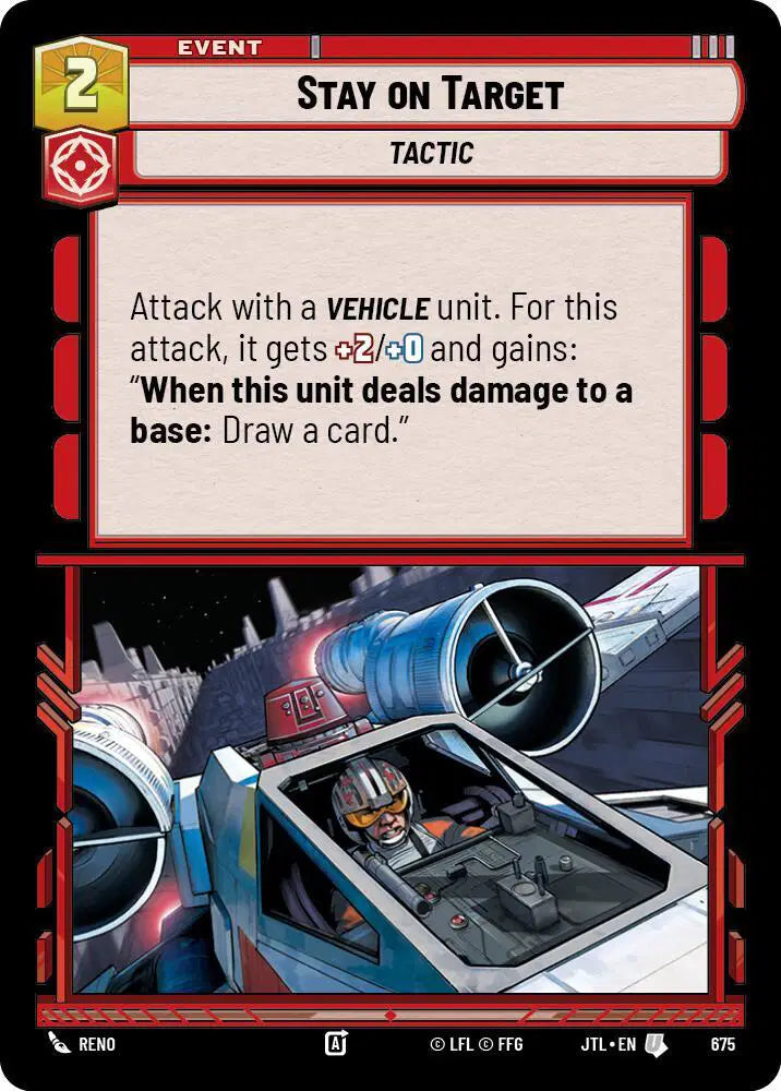 Stay on Target (Foil) - JTL-675 - Jump to Lightspeed