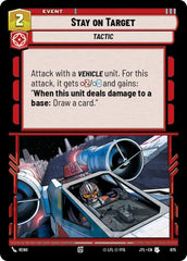 Stay on Target (Foil) - JTL-675 - Jump to Lightspeed