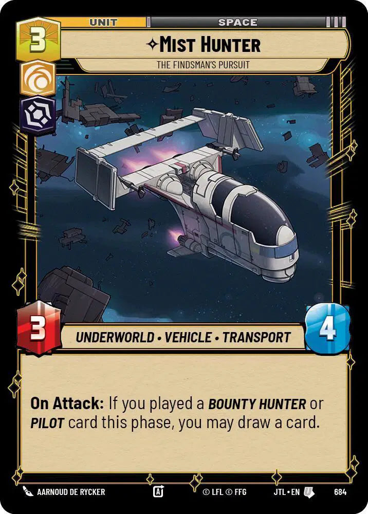 Mist Hunter - The Findsman's Pursuit (Foil) - JTL-684 - Jump to Lightspeed