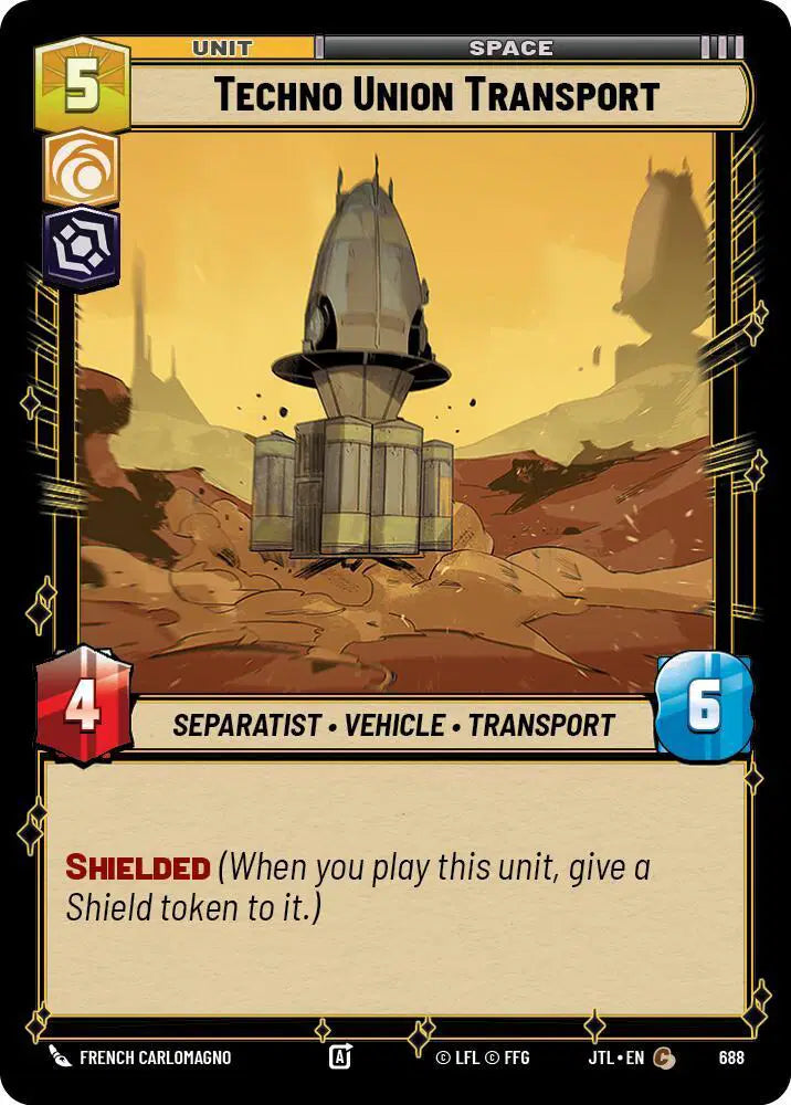 Techno Union Transport (Foil) - JTL-688 - Jump to Lightspeed