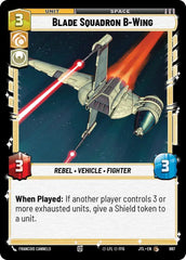 Blade Squadron B-Wing (Foil) - JTL-697 - Jump to Lightspeed