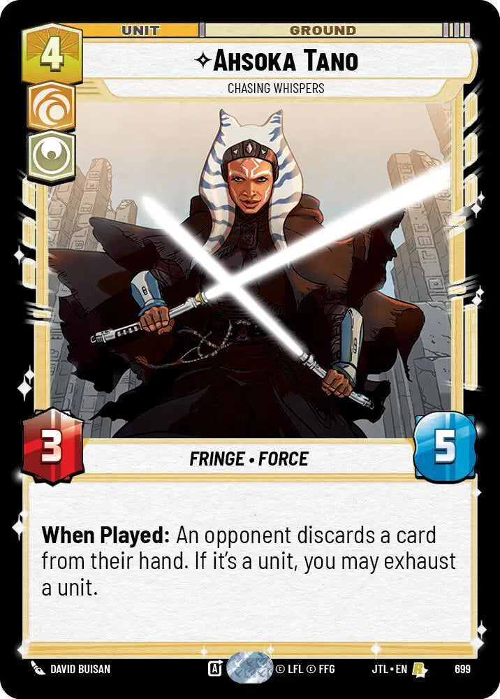 Ahsoka Tano - Chasing Whispers (Foil) - JTL-699 - Jump to Lightspeed