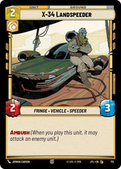 X-34 Landspeeder (Foil) - JTL-712 - Jump to Lightspeed