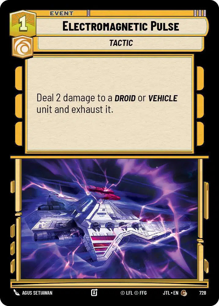 Electromagnetic Pulse (Foil) - JTL-728 - Jump to Lightspeed