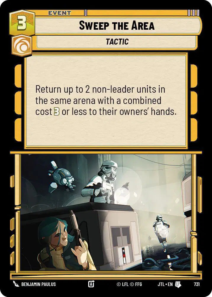 Sweep the Area (Foil) - JTL-731 - Jump to Lightspeed