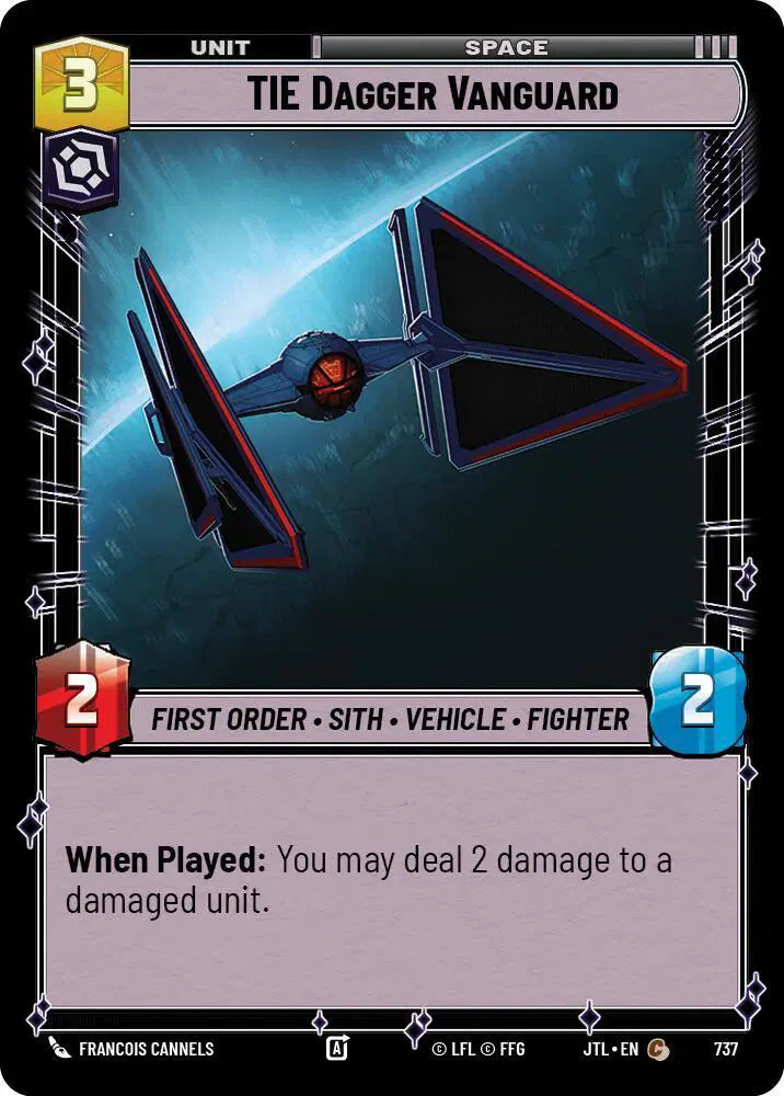 TIE Dagger Vanguard (Foil) - JTL-737 - Jump to Lightspeed