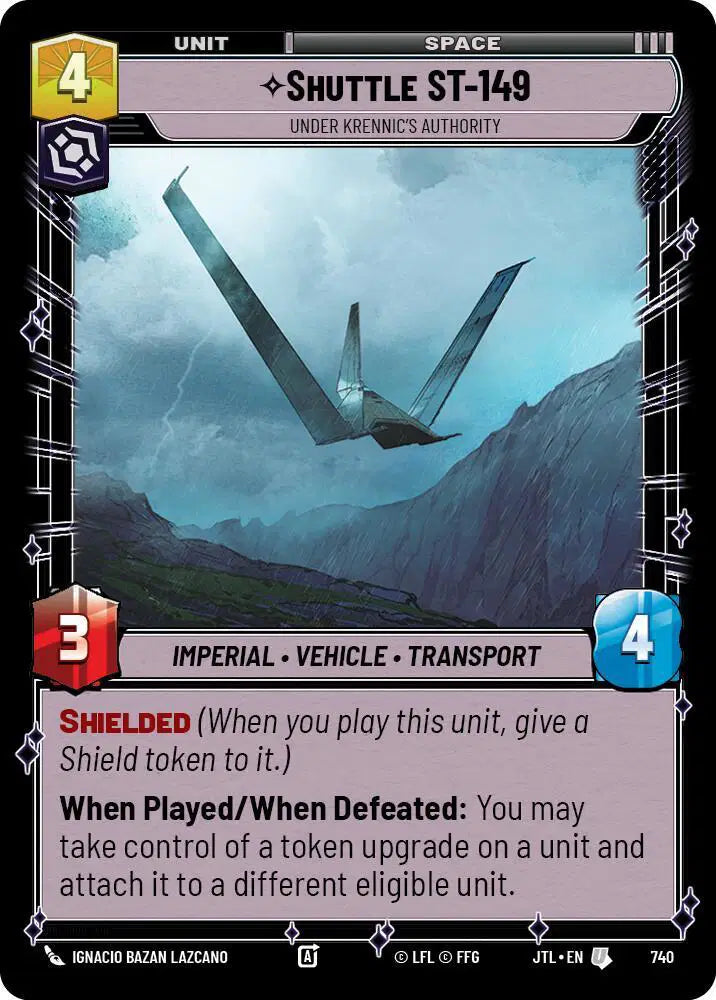 Shuttle ST-149 - Under Krennic's Authority (Foil) - JTL-740 - Jump to Lightspeed