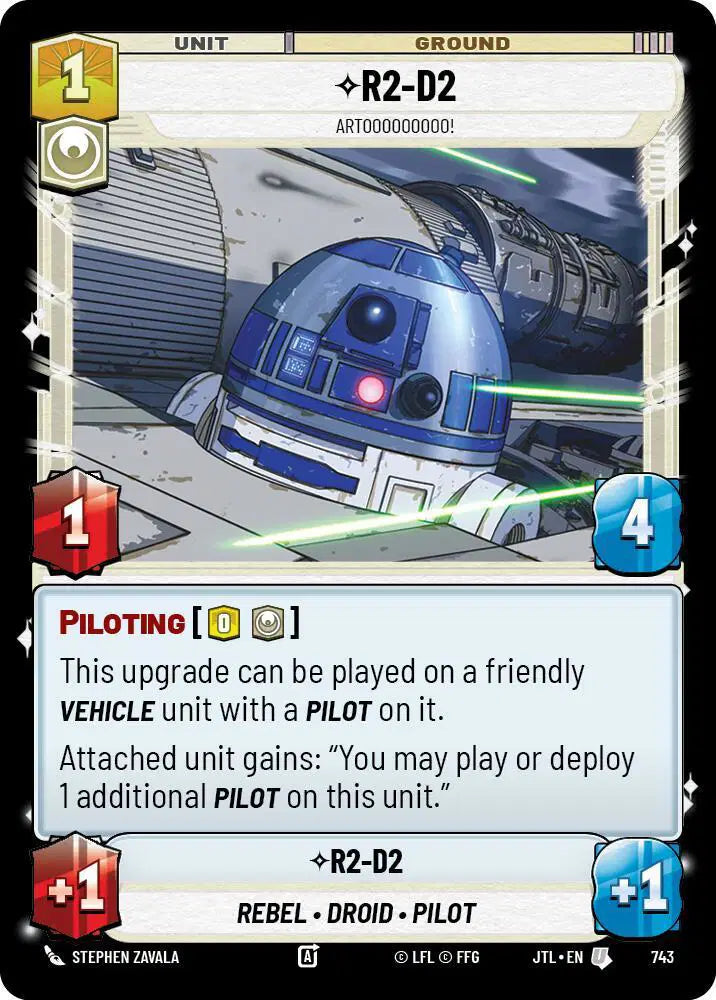 R2-D2 - Artooooooooo! (Foil) - JTL-743 - Jump to Lightspeed