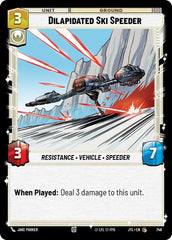 Dilapidated Ski Speeder (Foil) - JTL-746 - Jump to Lightspeed