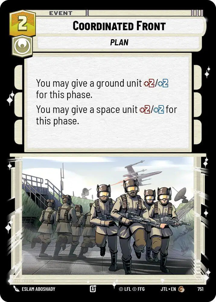 Coordinated Front (Foil) - JTL-751 - Jump to Lightspeed