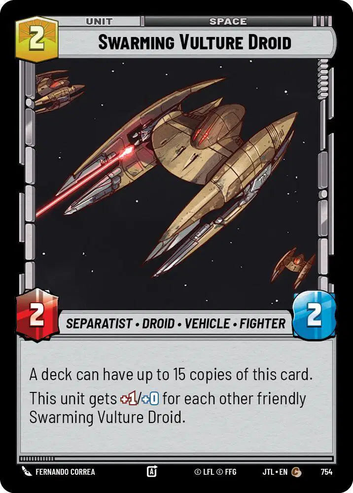 Swarming Vulture Droid (Foil) - JTL-754 - Jump to Lightspeed