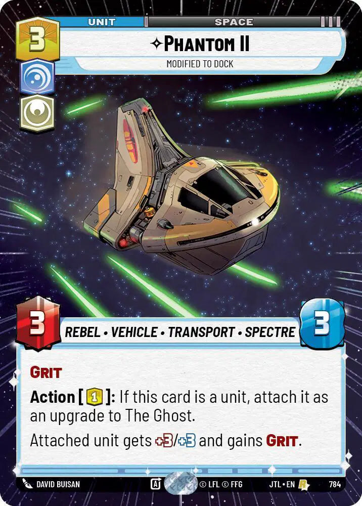 Phantom II - Modified to Dock (Hyperspace Foil) - JTL-784 - Jump to Lightspeed