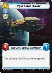 D'Qar Cargo Frigate (Hyperspace Foil) - JTL-786 - Jump to Lightspeed