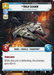 Gold Leader - Fastest Ship in the Fleet (Hyperspace Foil) - JTL-788 - Jump to Lightspeed