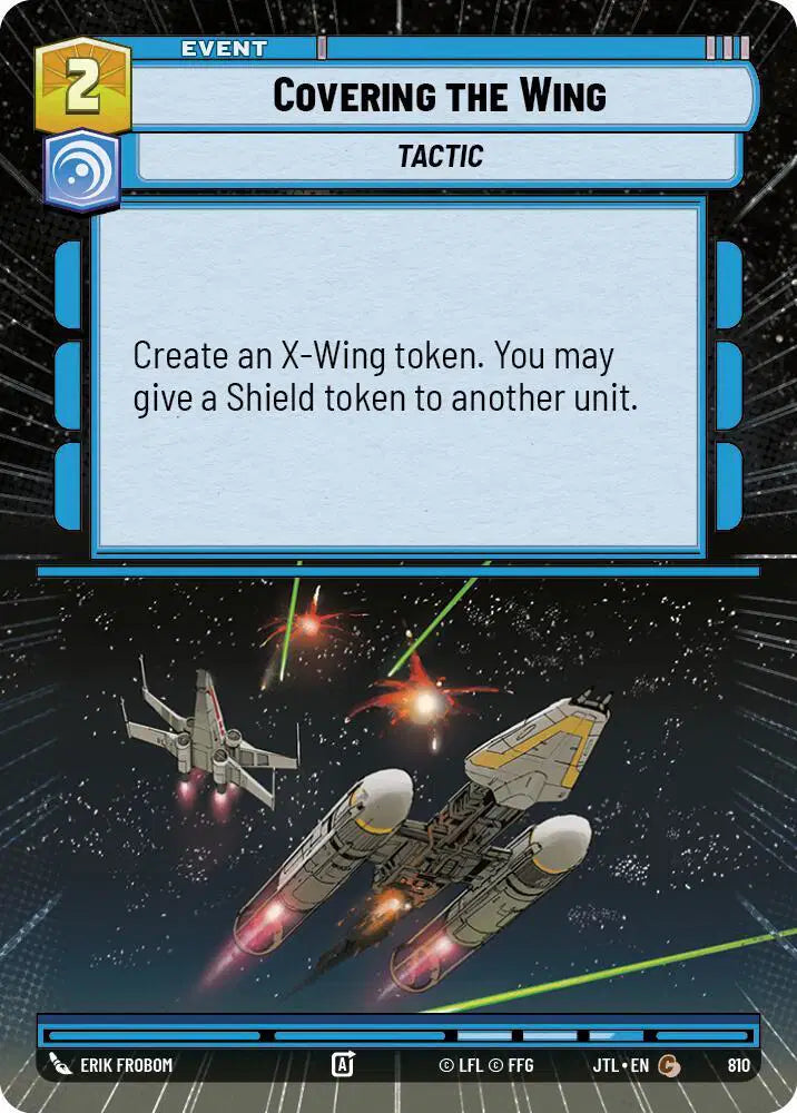 Covering the Wing (Hyperspace Foil) - JTL-810 - Jump to Lightspeed