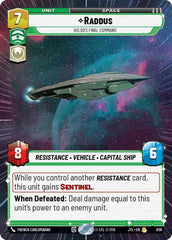 Raddus - Holdo's Final Command (Hyperspace Foil) - JTL-838 - Jump to Lightspeed