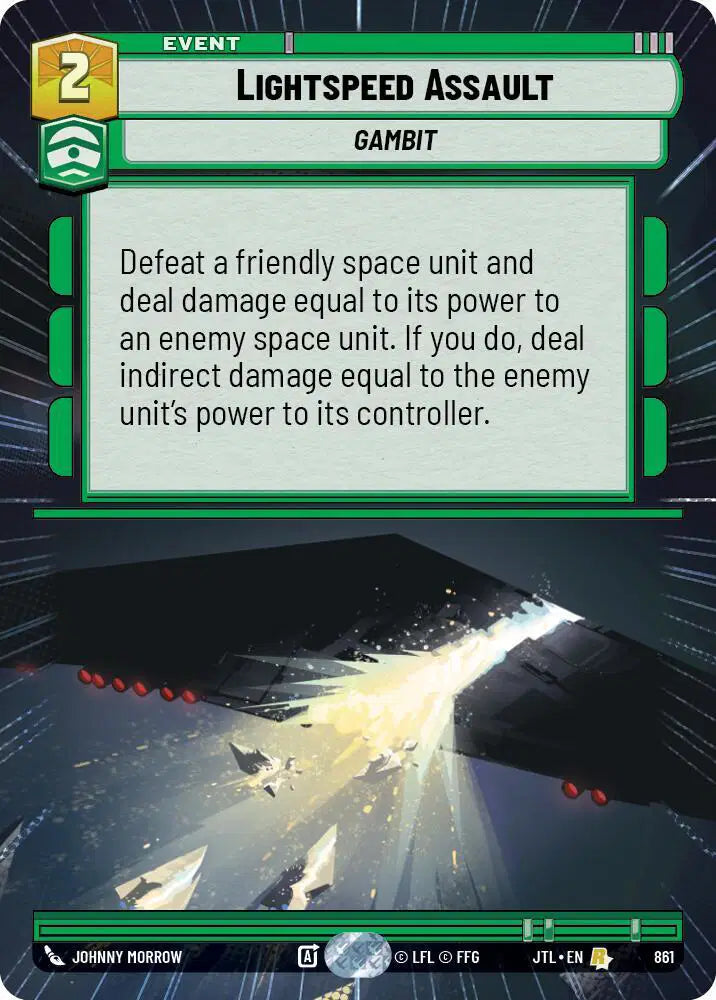 Lightspeed Assault (Hyperspace Foil) - JTL-861 - Jump to Lightspeed