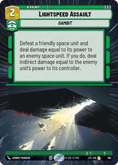 Lightspeed Assault (Hyperspace Foil) - JTL-861 - Jump to Lightspeed
