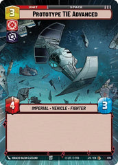Prototype TIE Advanced (Hyperspace Foil) - JTL-870 - Jump to Lightspeed