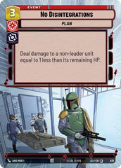 No Disintegrations (Hyperspace Foil) - JTL-878 - Jump to Lightspeed