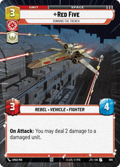 Red Five - Running the Trench (Hyperspace Foil) - JTL-885 - Jump to Lightspeed