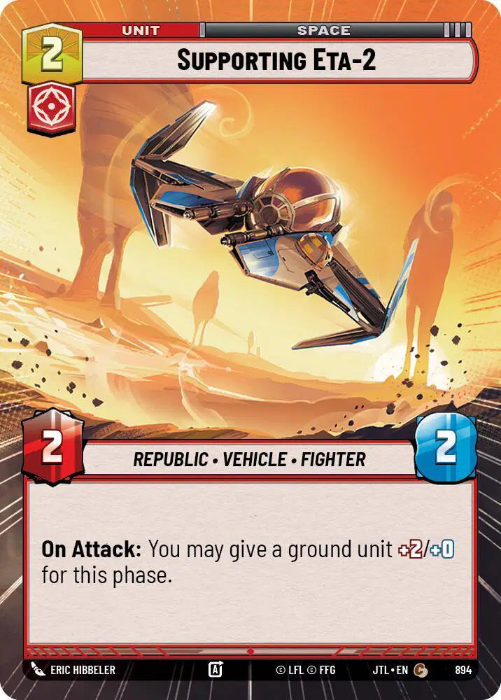Supporting Eta-2 (Hyperspace Foil) - JTL-894 - Jump to Lightspeed