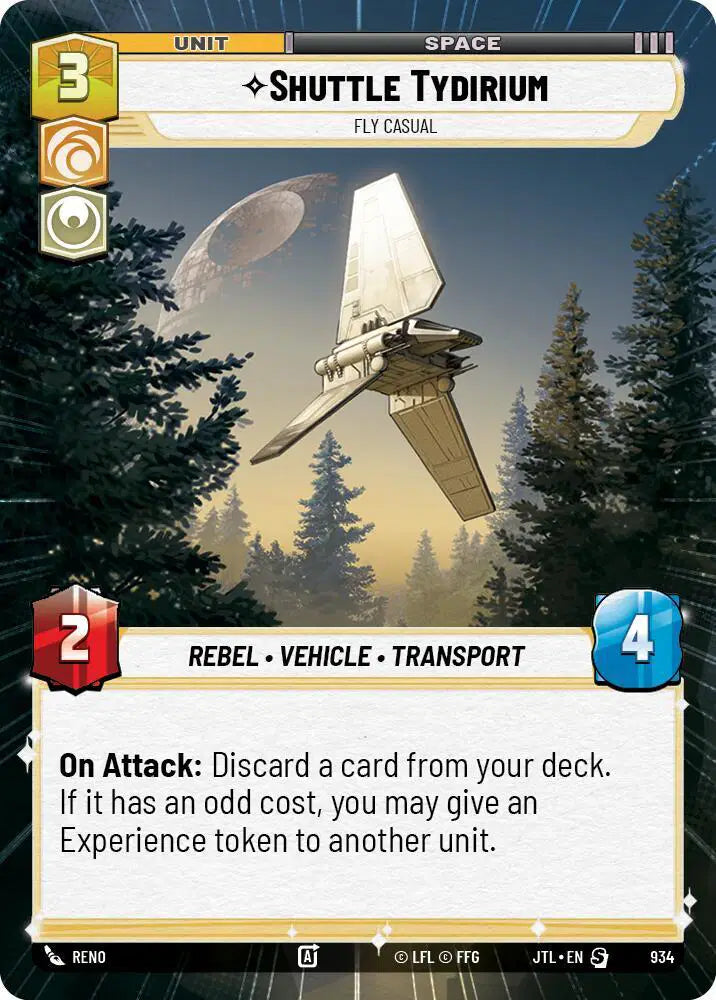Shuttle Tydirium - Fly Casual (Hyperspace Foil) - JTL-934 - Jump to Lightspeed