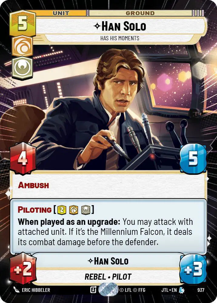 Han Solo - Has His Moments (Hyperspace Foil) - JTL-937 - Jump to Lightspeed