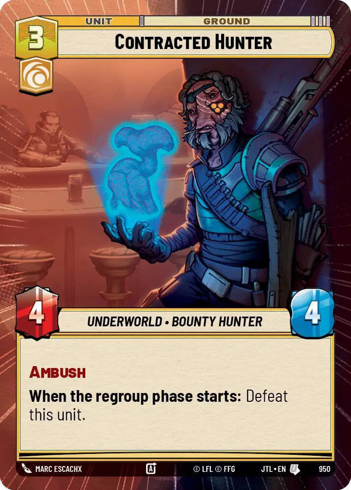Contracted Hunter (Hyperspace Foil) - JTL-950 - Jump to Lightspeed