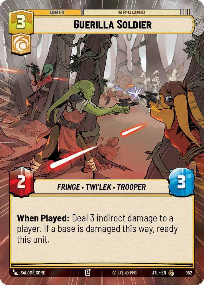 Guerilla Soldier (Hyperspace Foil) - JTL-952 - Jump to Lightspeed