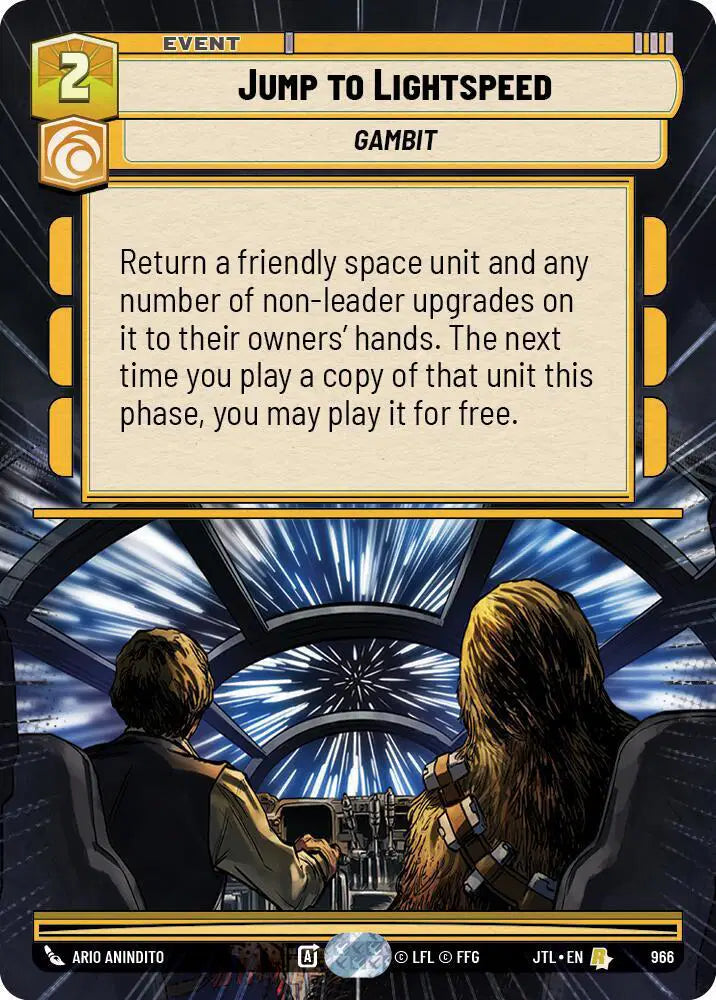 Jump to Lightspeed (Hyperspace Foil) - JTL-966 - Jump to Lightspeed
