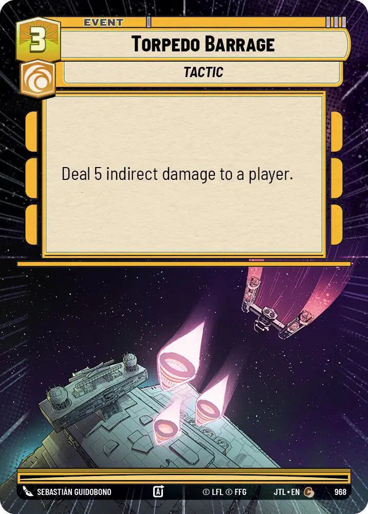 Torpedo Barrage (Hyperspace Foil) - JTL-968 - Jump to Lightspeed