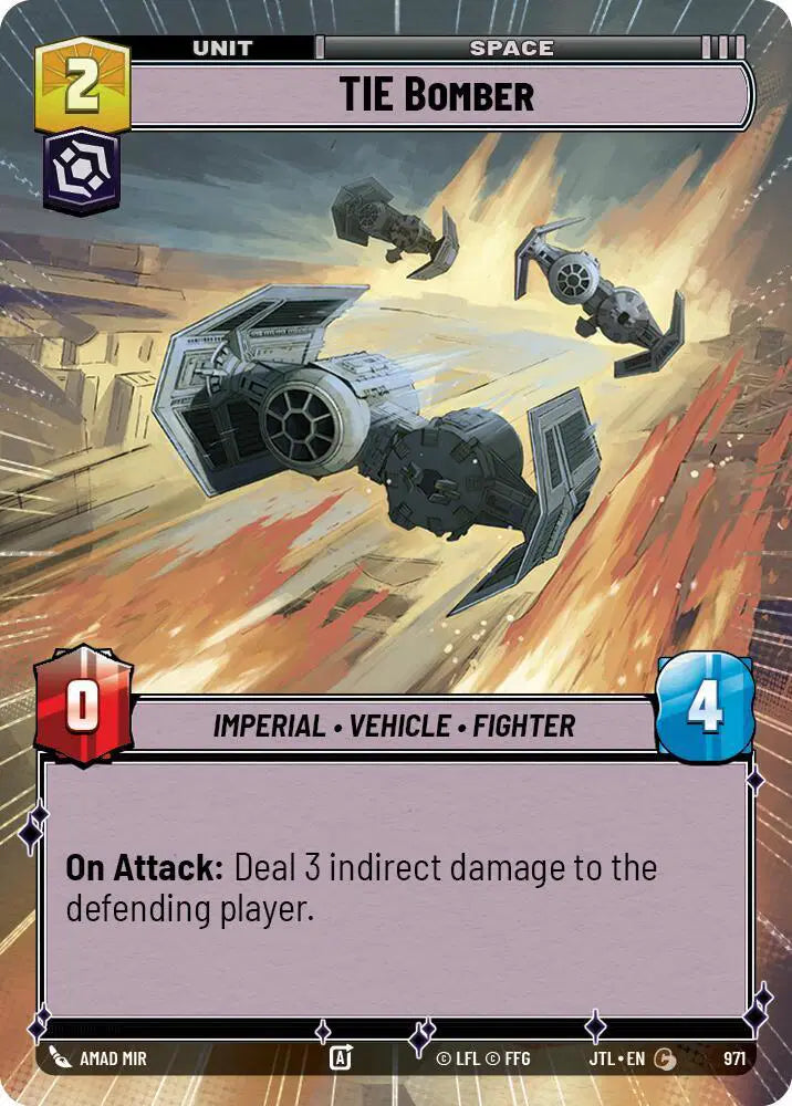TIE Bomber (Hyperspace Foil) - JTL-971 - Jump to Lightspeed