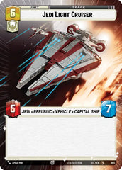Jedi Light Cruiser (Hyperspace Foil) - JTL-985 - Jump to Lightspeed