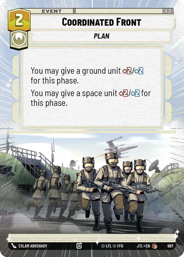Coordinated Front (Hyperspace Foil) - JTL-987 - Jump to Lightspeed