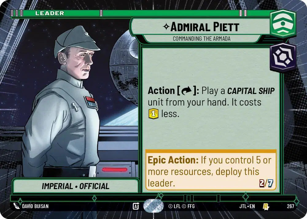 Admiral Piett - Commanding the Armada (Hyperspace) - JTL-267 - Jump to Lightspeed