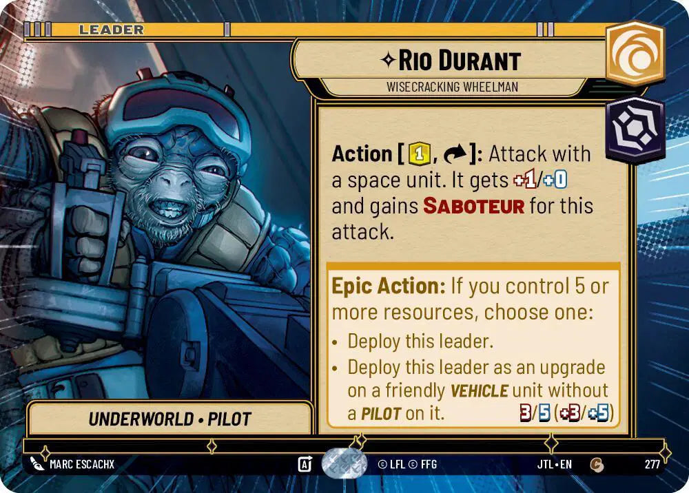 Rio Durant - Wisecrack Wheelman (Hyperspace) - JTL-277 - Jump to Lightspeed