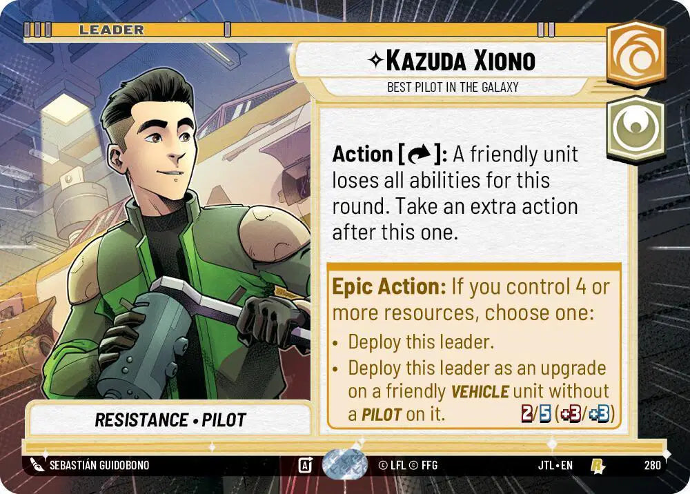 Kazuda Xiono - Best Pilot in the Galaxy (Hyperspace) - JTL-280 - Jump to Lightspeed