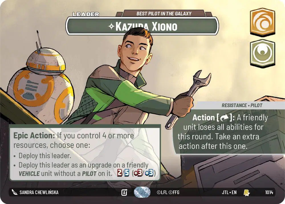 Kazuda Xiono - Best Pilot in the Galaxy (Showcase) - JTL-1014 - Jump to Lightspeed