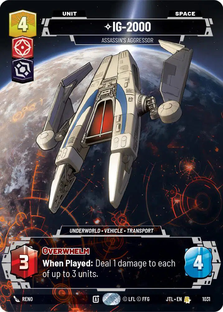 IG-2000 - Assassin's Aggressor (Prestige) - JTL-1031 - Jump to Lightspeed